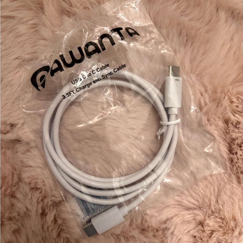 White USB-C Cable